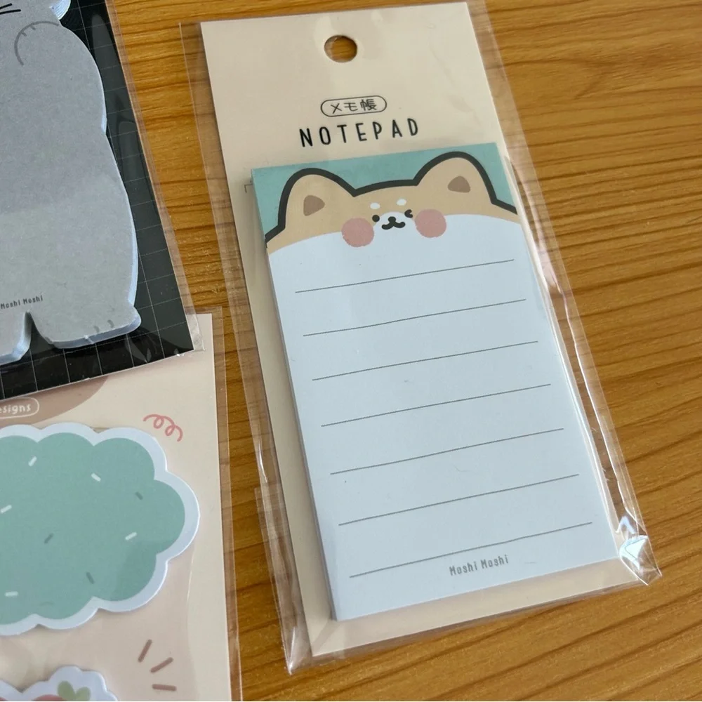 Set of 4 - Japanese Stationary Notepad Set
